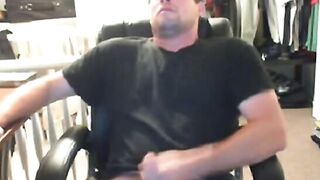 Straight Guy Masturbates on Webcam and Cums