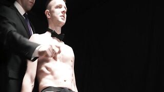 Bald stud Adam Snow rammed hard the smooth asshole of sexy Serg Shepard