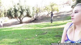 Beautiful inked teen Destiny Love rides BBC reverse cowgirl