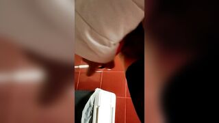 Peeing and masturbation at the mall