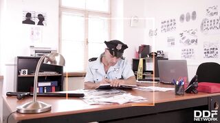 Deputy Reports for Duty inside Crazy Sexy Angel Wicky's Booty