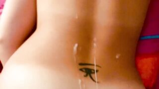 Submissive hoe screwed butt to vagina and jizzed all over