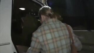 2 great girls performance off into a vehicle