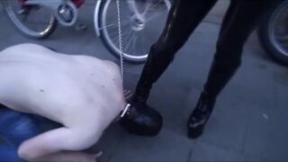 Public show off with slave