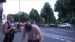 Public show off with slave