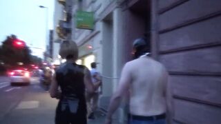 Public show off with slave