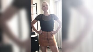 Lively Mistress enjoying her oral slave