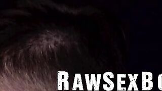 Twink bottom Ethan Tate bends over as hung and muscular Jordan Starr breeds him raw