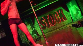 Markie More strips and dances before sloppy dick sucking