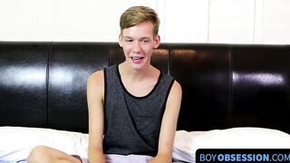 Interview with a new lovable provocative twink Tyler Thayer