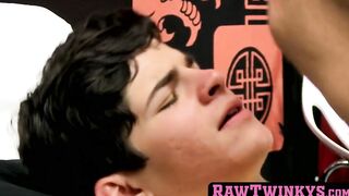 His sexy fuckboy is being cuffed by a tattooed twink