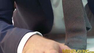 Hunk businessman Dato Foland pounding muscle gay in office