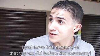 Spanking gets the latin twink in the mood for bareback sex