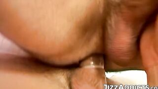 Cock lover Pj Adams indulges in a wild steamy hot threesome with two hunks