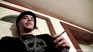 Intense cock rubbing and smoking by straight Nolan and York Reid