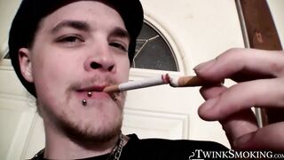 Intense cock rubbing and smoking by straight Nolan and York Reid