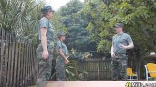 These sluts wanted to join the US army