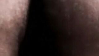 Handsome black amateur jerks off his BBC and cums solo