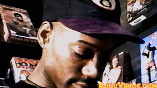 Big dicked Joel gets railed hard by a big black dick until cumshot on ass