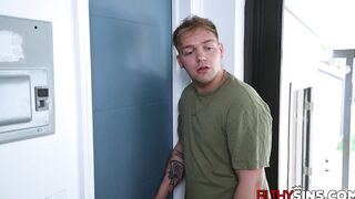 Charlotte Sins makes her stepbro eat her pussy