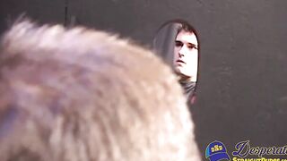 Hunter Phoenix is jacking off and being watched and cums in Tapher Blazes mouth