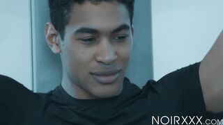 Gym buddies Mateo Fernandez and Zario Travezz set aside the weights to have sex