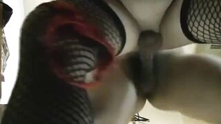 Asian Crossdresser Takes It From Behind