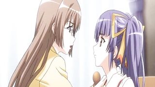 Lovely busty teens having intense sex