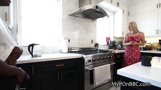 Housewife makes BBC hard using her filthy mouth