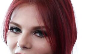 Pretty redhead babe Zara Ryan hammered hard by BBC