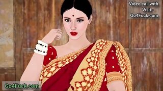 Desi Lady Restaurant Owner Fucked By Two Labores Boy Threesome Sex