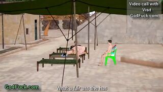 Desi Lady Restaurant Owner Fucked By Two Labores Boy Threesome Sex