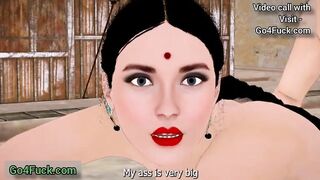 Desi Lady Restaurant Owner Fucked By Two Labores Boy Threesome Sex