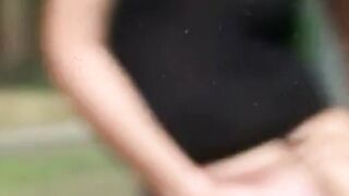Sex im Freien im Wohnmobil mit einer deutschen blonden MILF