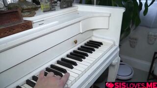 Stepsister Vivian Taylor wants to learn to play piano so