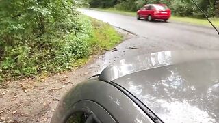 Bj on side of the road
