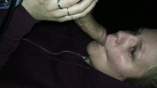 Amateur Dogging Hoe Swallowing Many Strangers