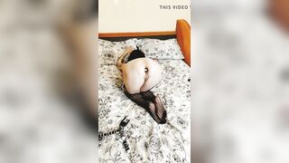 The maid has fun into all holes