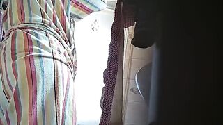 Ex-Wife shower,long nipples, huge cunt two