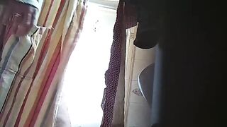 Ex-Wife shower,long nipples, huge cunt two