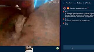 spanish masturbate soak cunt chastity dick cage anal tease