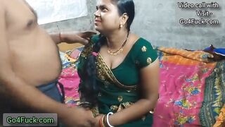 Desi Green Saree Wali Bhabhu Ki Chudai