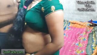 Desi Green Saree Wali Bhabhu Ki Chudai