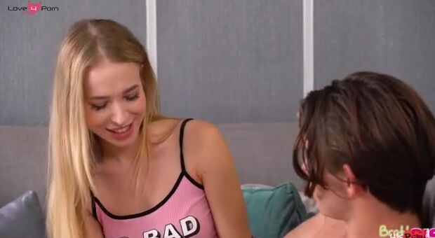 Tommy Gold is inside the shower when his stepsister Nata Ocean comes inside and turns the goddess tap on to