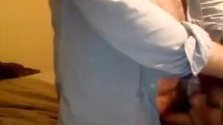 Rough Amateur Blowjob and Fingering on Webcam