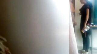 Desi Tara's quickie spied by stepbrother