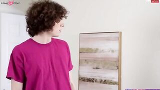 Dylan Moore is Relaxing into her room when her stepbrother Jodie Johnson comes inside. He