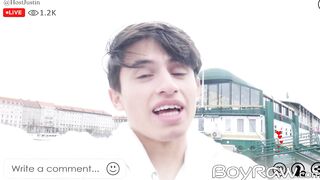 Horny twink Timmy doggystyle fucked by hot stud Justin Host