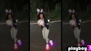 Sexy ebony MILF pornstar masturbated