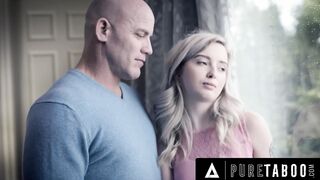 INNOCENT TABOO Obedient Slim Pure Lexi Lore Receives Very Unique Hug From Stepdaddy Derrick Pierce